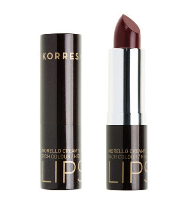 KORRES MORELLO CREAMY LIPSTICK BURGUNDY RED 59 3.5g