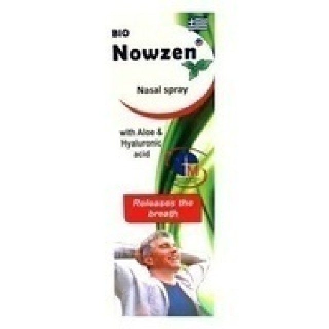 Medichrom Bio Nowzen Nasal Σπρέυ για τη μύτη με αλόη & υαλουρονικό οξύ 20ml