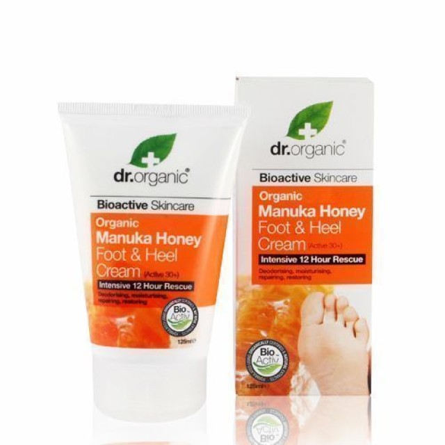 Dr .Organic Manuka Honey Foot and Heel Cream 125 ml