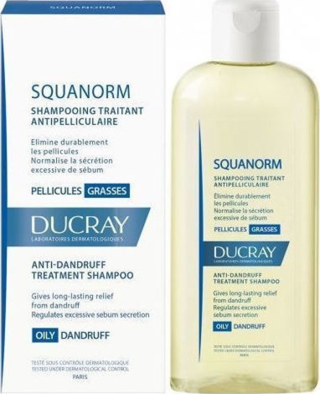 DUCRAY ΣΑΜΠΟΥΑΝ SQUANORM ΓΙΑ ΤΗ ΛΙΠΑΡΗ ΠΙΤΥΡΙΔΑ 200ML