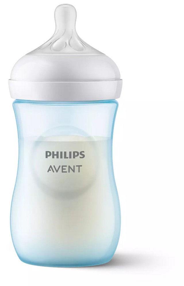 Avent Philips Natural Response Πλαστικό Μπιμπερό για 1m+ Γαλάζιο Θηλή Σιλικόνης Ροή 3 260ml [SCY903/21]