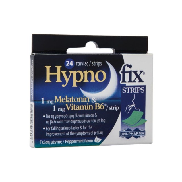 Uni-Pharma Hypno Fix Strips 24 ταινίες