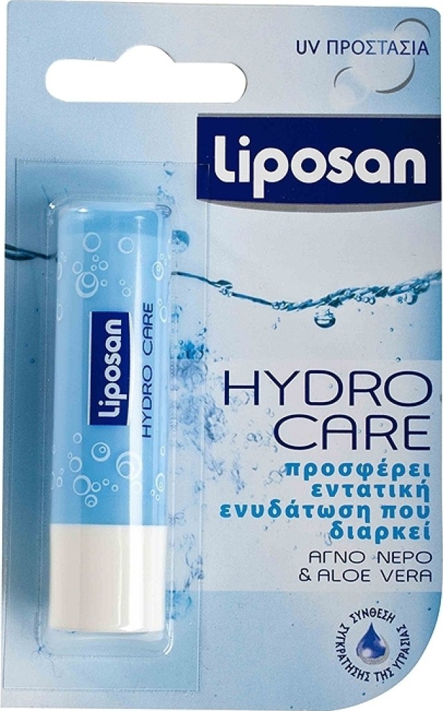 Liposan Hydro Care SPF15 Ενυδατικό Χειλιών χωρίς Χρώμα 4.8gr