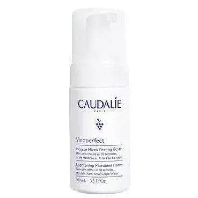 Caudalie Vinoperfect Brightening Micropeel Foam Αφρός Καθαρισμού Προσώπου 100ml