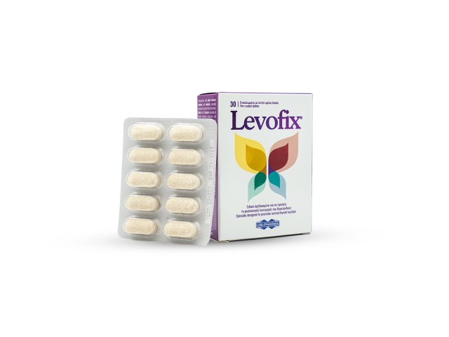 Uni Pharma Levofix για τη Φυσιολογική Λειτουργία του Θυρεοειδούς 30 Δισκία