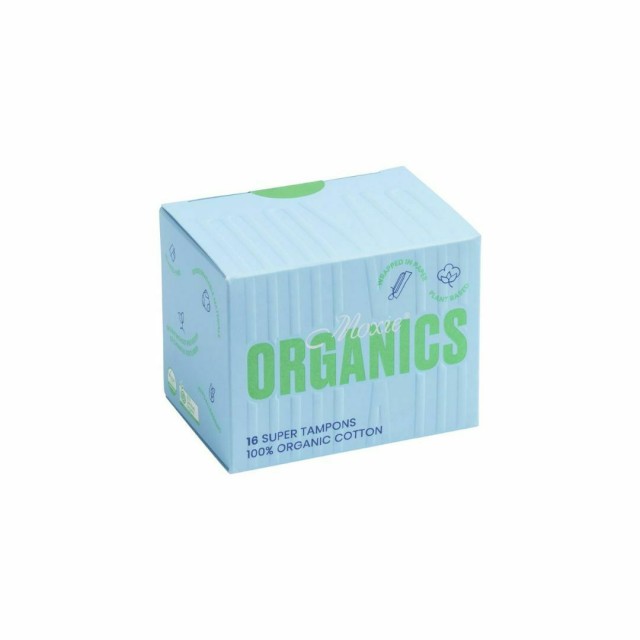 Moxie Organics Super Tampons 16 pcs / Ταμπόν Μεγάλα 16 τμχ