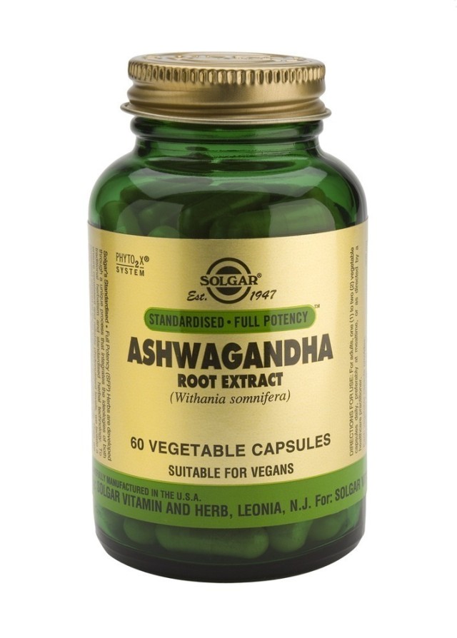 SOLGAR ASHWAGANDΗA ROOT EXTRACTveg.60s