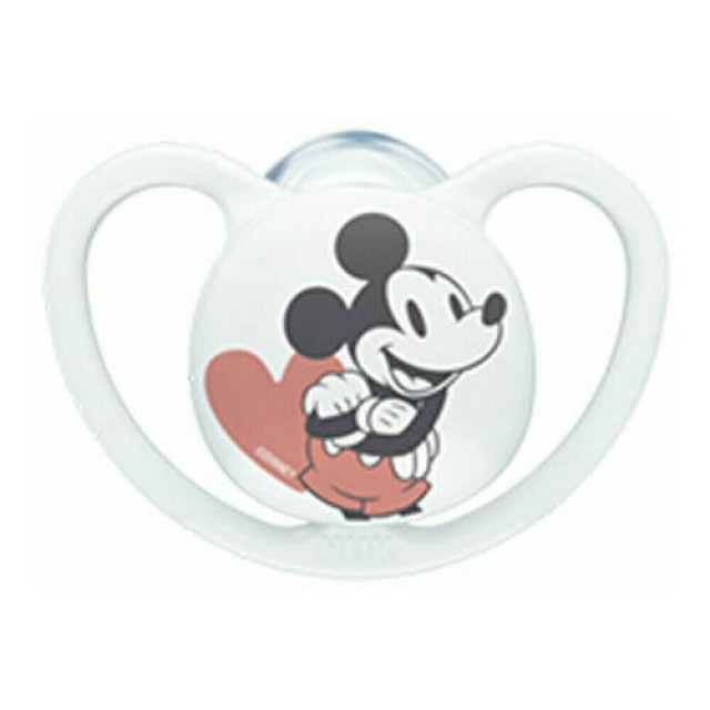 NUK SPACE DISNEY ΠΙΠΙΛΑ ΣΙΛΙΚ. 0-6M ΑΣΠΡΟ MICKEY  (10.730.716)