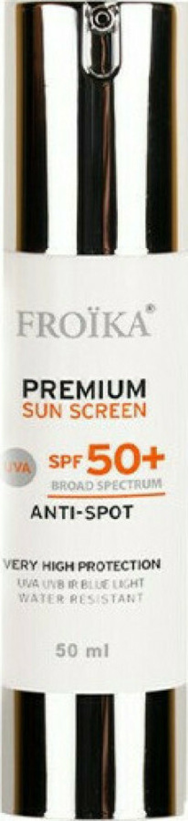 Froika Premium Sunscreen Anti-Spot SPF50 Αντιηλιακή Κρέμα Προσώπου Με Λευκαντική Δράση 50ml