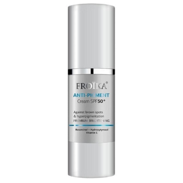 Froika Anti Pigment Cream SPF50+ Λευκαντική Κρέμα Προσώπου Κατά των Καφέ Κηλίδων & Μελαγχρώσεων 30ml