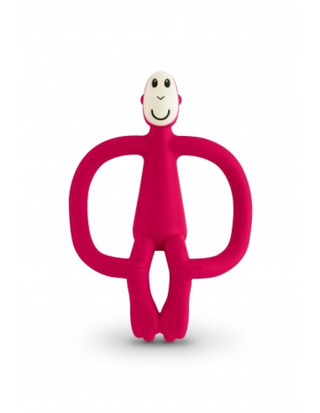 Matchstick Monkey Teething Toy Red