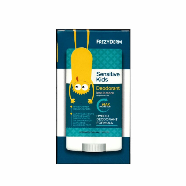 Frezyderm Kids Sensitive Deodorant Max Protection Παιδικό Αποσμητικό Στικ, 40ml