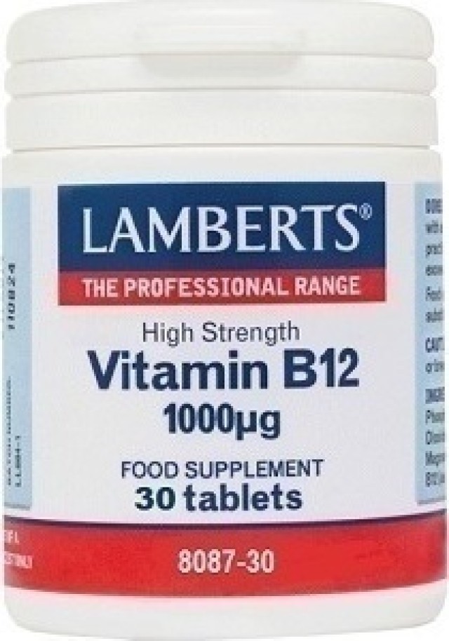 Lamberts Vitamin B12 1000mg 30tabs