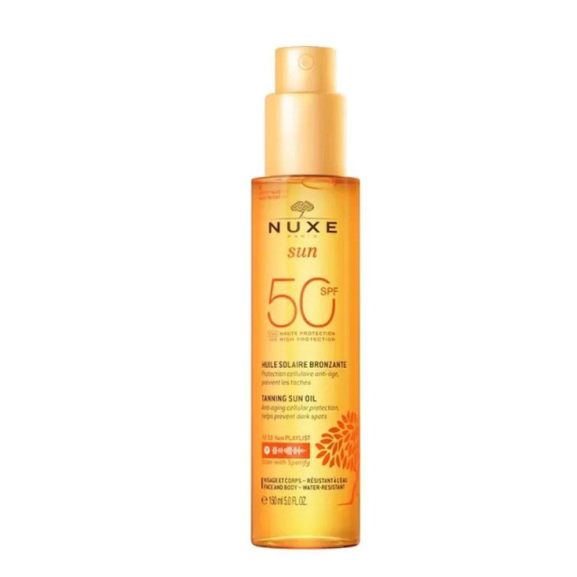 Nuxe Sun Αντηλιακό Λάδι Προσώπου SPF50 σε Spray 150ml