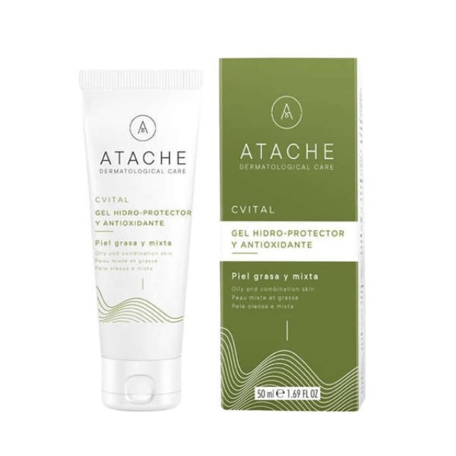 Atache C-Vital AHA Gel Τζελ Καθαρισμού για Μικτή/Λιπαρή Επιδερμίδα 50ml