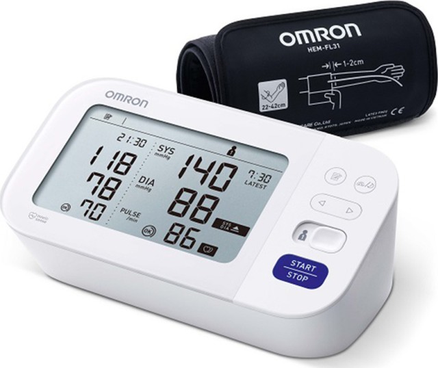 Omron Πιεσόμετρο M6 Comfort PK-HEM-7360 Υπεραυτόματο Πιεσόμετρο Μπράτσου Νέας Γενιάς 1Τμχ.