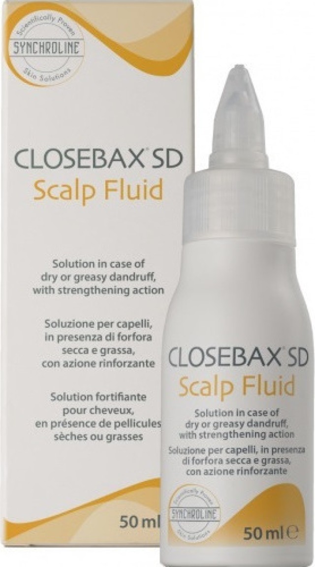 Synchroline Closebax SD Scalp Fluid Διάλυμα για Περιπτώσεις Ξηρής ή Λιπαρής Πιτυρίδας με Ενισχυμένη Δράση 50ml