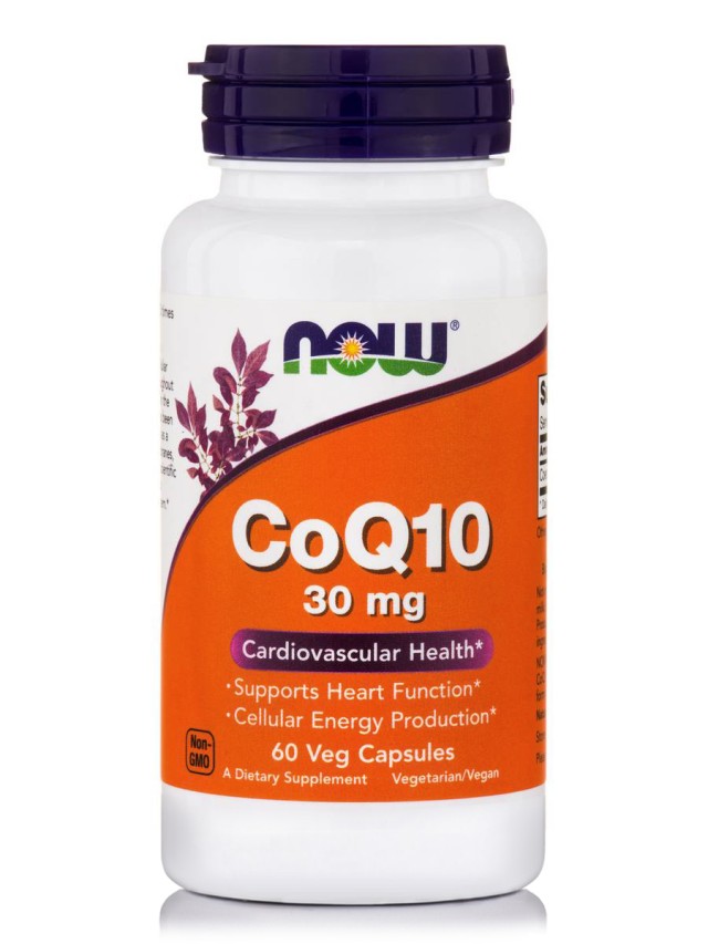 Now Co Q10 30 mg, Συνένζυμο Q10 60 Vcaps