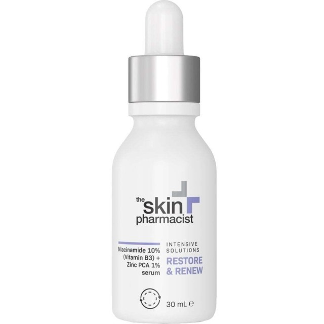 Intermed The Skin Pharmacist Restore & Renew Niacinamide & Zinc PCA Serum 30ml