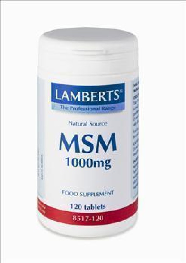 LAMBERTS MSM 1000MG 120TABS