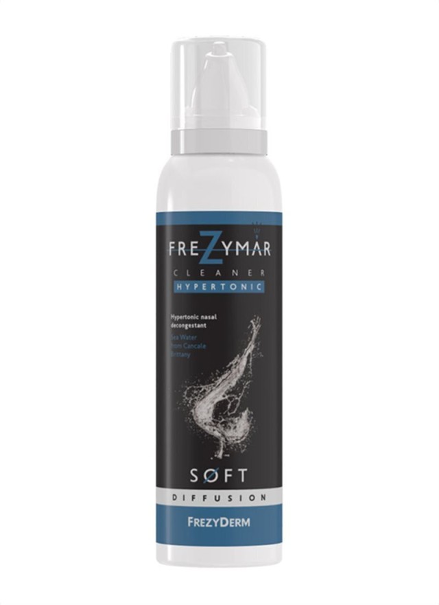 Frezyderm Frezymar Cleaner Soft Diffusion Ρινικό Αποσυμφορητικό Διάλυμα Για Βρέφη Από 3 Μηνών Ήπια Διάχυση, 120ml