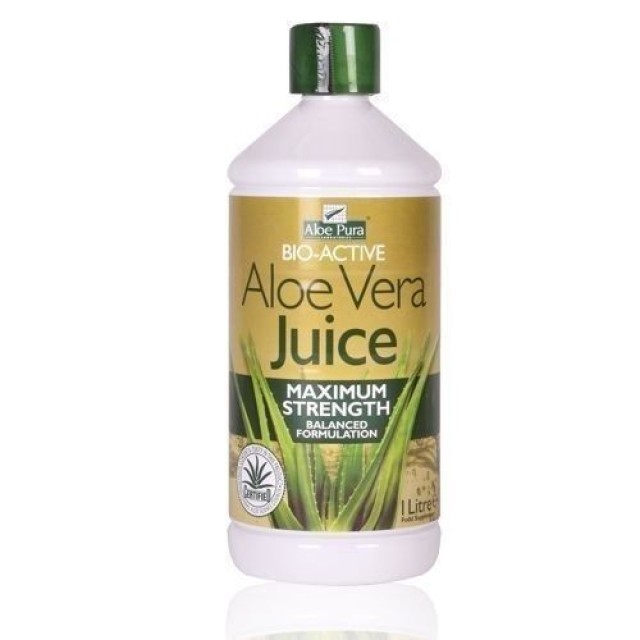 Aloe Pura Aloe Vera Juice Maximum Strength 1000ml 100% φυσικός χυμός Αλόης