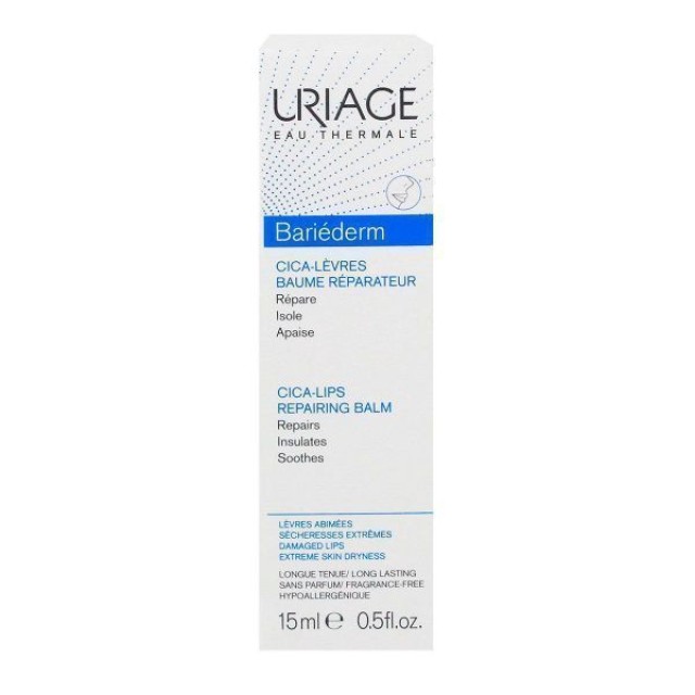 Uriage Bariederm Cica-Levres Baume Reparateur 15ml