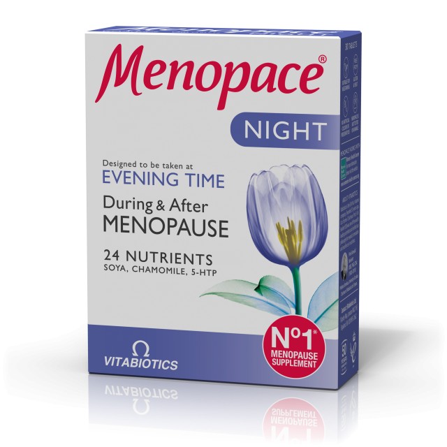 Vitabiotics Menopace Night 30 ταμπλέτες