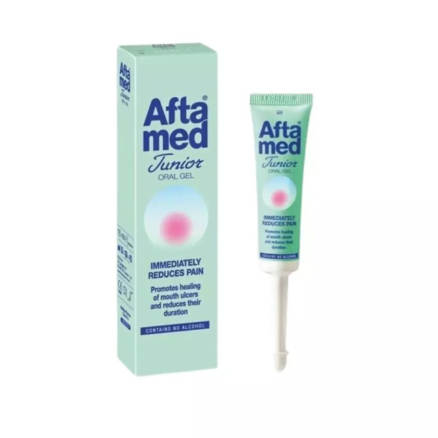 Aftamed Junior Gel Κατά Των Στοματικών Ελκών (Άφθες), 15ml