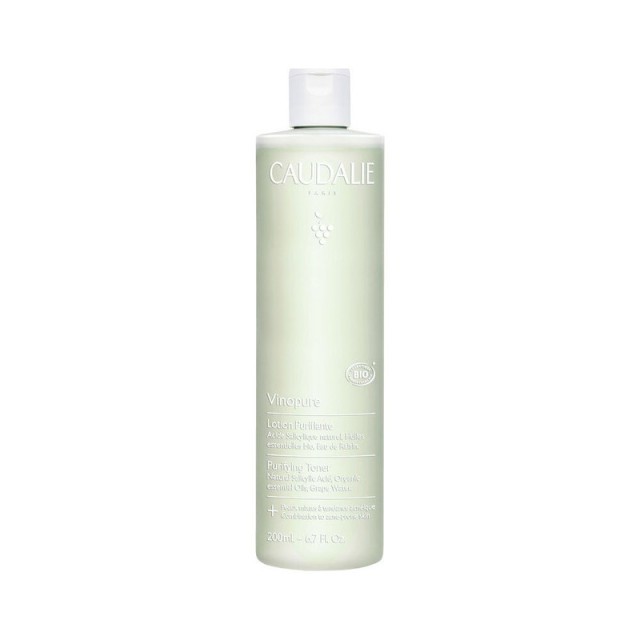 Caudalie Vinopure Purifying Toner Λοσιόν Προσώπου Κατά των Ατελειών για Λιπαρές - Μικτές Επιδερμίδες, 400ml