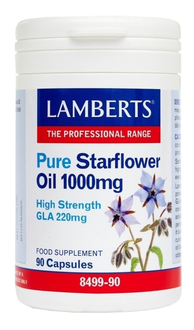 LAMBERTS PURE STARFLOWER OIL HIGH GLA 90CAPS