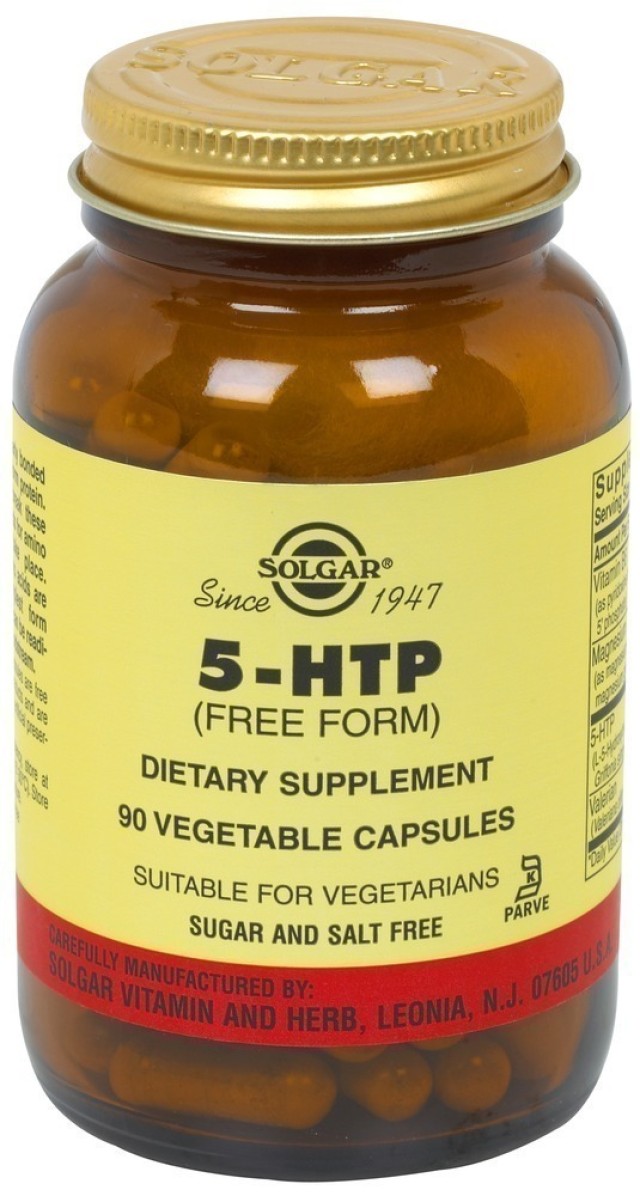 SOLGAR 5-HTP (HYDROXYTRYPTOPHAN) 100mg veg. 90s