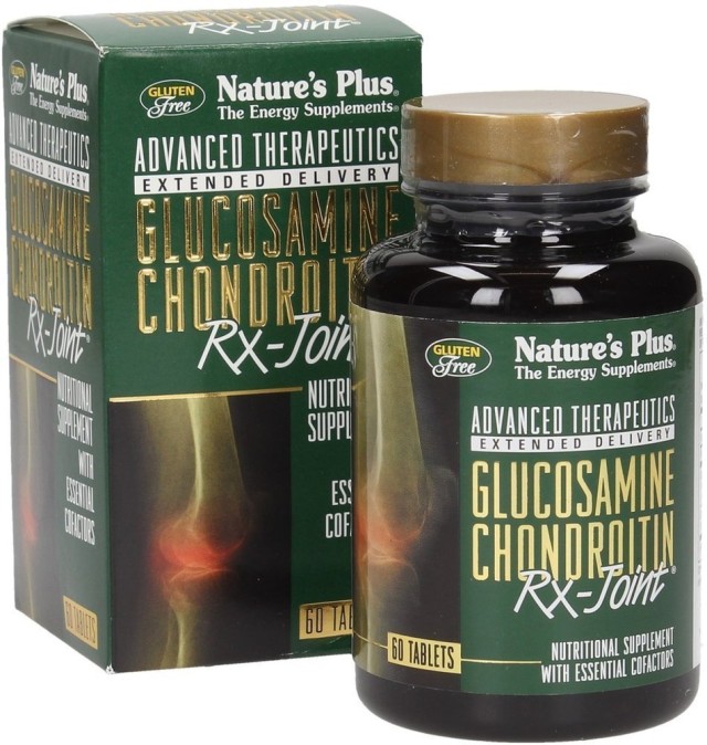 Natures Plus GLUCOSAMINE/ CHONDROITIN/ RX JOINT 60 ταμπλέτες