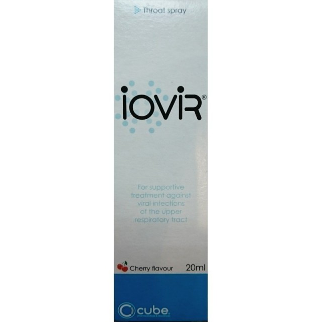 Cube Iovir Throat Spray Σπρέι για το Λαιμό κατά των Ιών 20ml