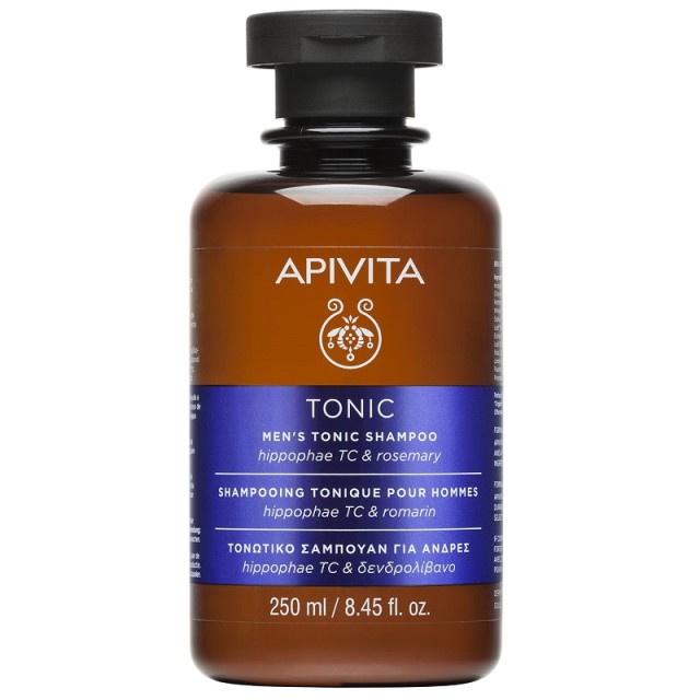 Apivita Mens Tonic Hippophae TC & Rosemary Σαμπουάν κατά της Τριχόπτωσης για Όλους τους Τύπους Μαλλιών 250ml