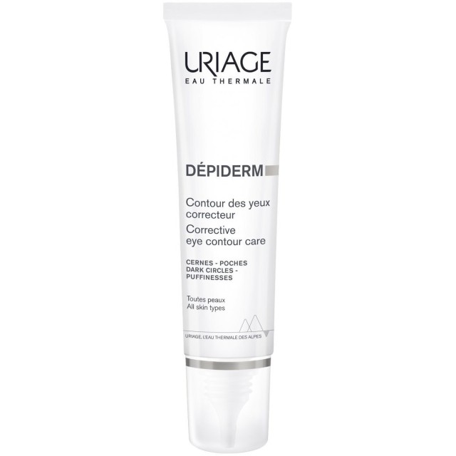 Uriage Depiderm Corrective Eye Contour Care Αγωγή Ματιών Κατά των Μαύρων Κύκλων & του Πρηξίματος 15ml