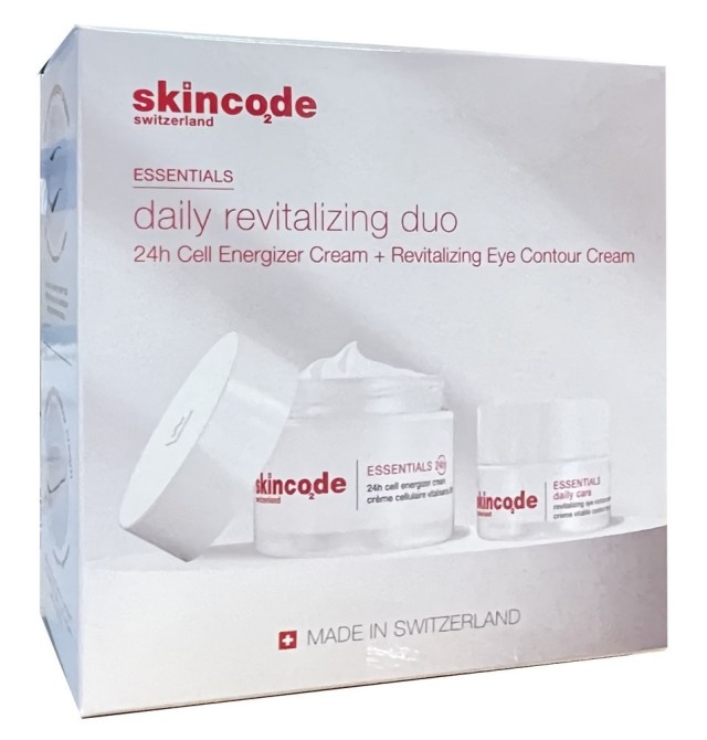 Skincode Daily Revitalizing Duo Essential Σετ Εντατικής Αντιρυτιδικής Προστασίας για Πρόσωπο & Μάτια, 2 τμχ