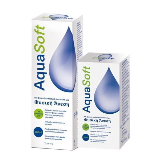 Aqua Soft Moisture Πλήρες Διάλυμα Φακών Επαφής 360ml + ΔΩΡΟ 60ml