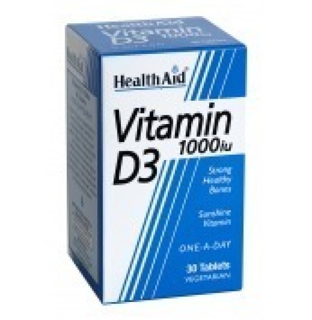 HEALTH AID VITAMIN D3 1000i.u. 30s