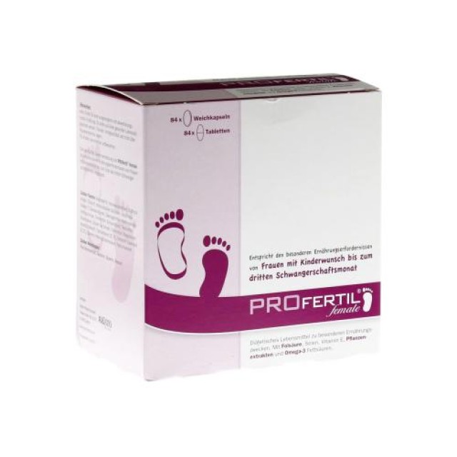 Profertil Female, 84 softgels & 84 tabs