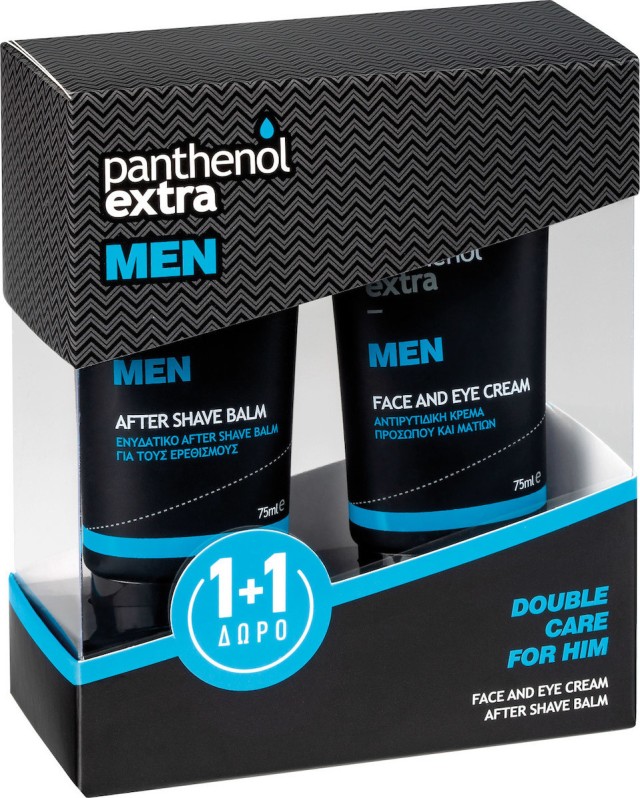 Medisei Panthenol Extra Men Face & Eye Cream 75ml + Δώρο Extra Men After Shave Balm 75ml