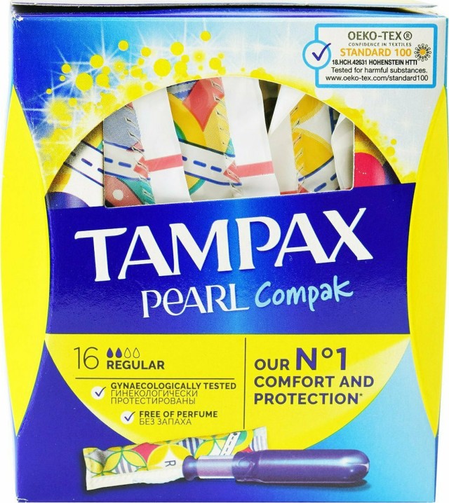 Tampax® Compak Pearl Regular 16τμχ