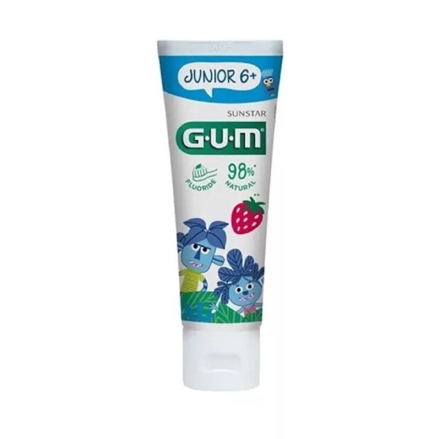 Gum Junior 7-12 Παιδική Οδοντόκρεμα Φραουλα 50ml (3004)