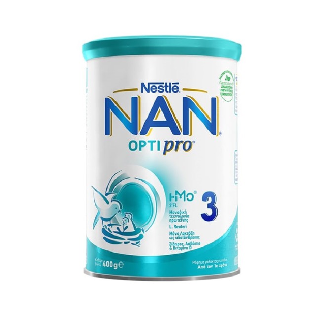 Nestle Nan Optipro 3 Παιδικό Γάλα, 400 gr