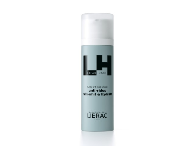 LIERAC HOMME FLUIDE ANTIAGE GLOBAL λεπτόρρευστη κρέμα με ολοκληρωμένη αντιγηραντική δράση 50ml