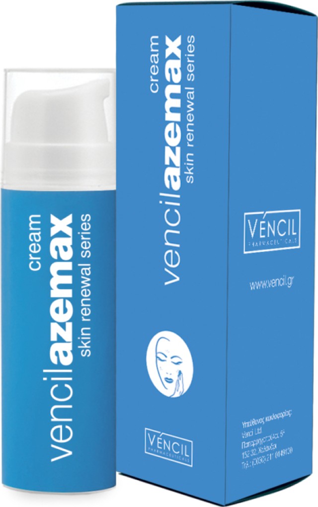 Vencil Azemax Cream - Κρέμα Προσώπου Ανάπλασης Για Ακνεϊκή Επιδερμίδα, 50ml