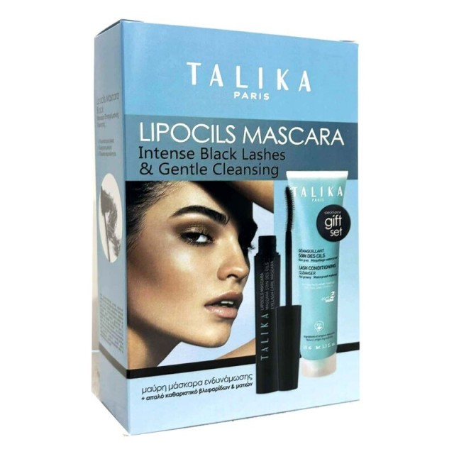 Talika Set Lipocils Mascara Black 1τμχ + Lash Conditioning Cleanser 100ml