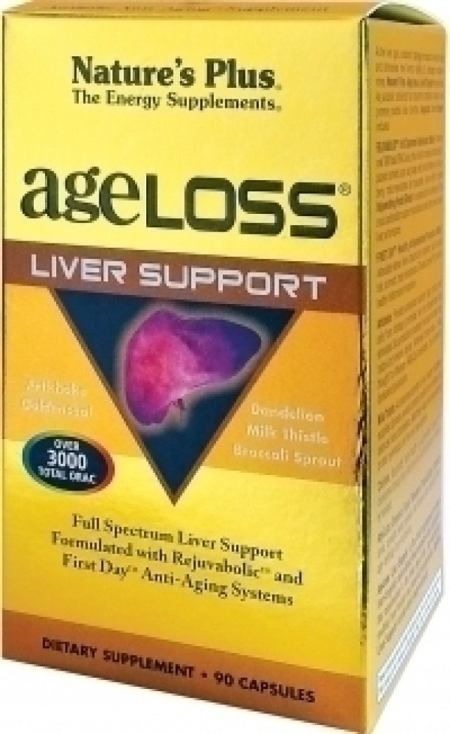 Natures Plus AGELOSS LIVER SUPPORT 90 κάψουλες