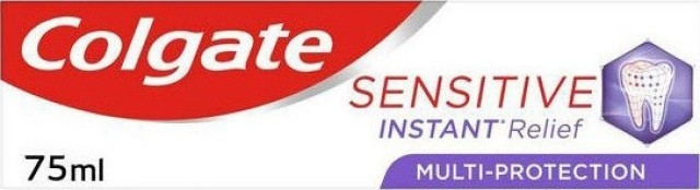 Colgate Sensitive Instant Relief Daily Protection Οδοντόκρεμα Άμεσης Ανακούφισης για Ευαίσθητα Δόντια, 75ml