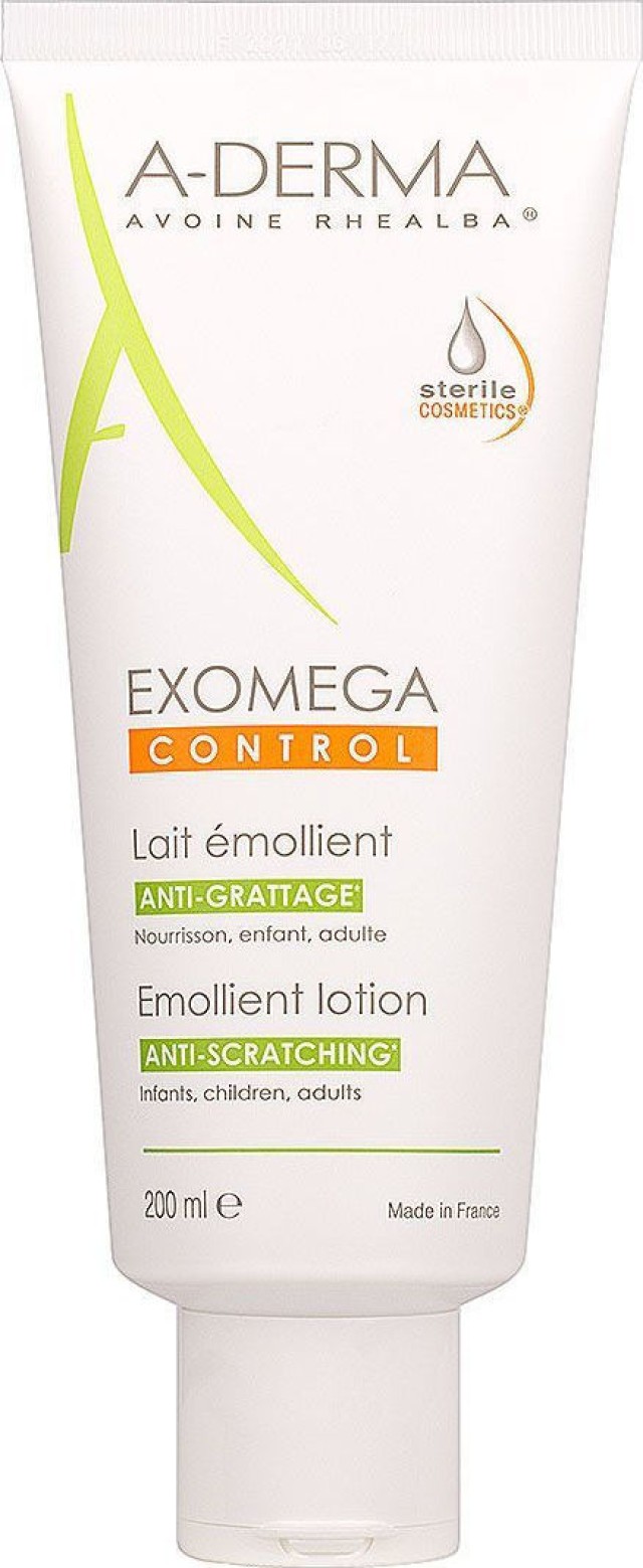 A-Derma Exomega Control Emollient Lotion Anti-Scratching Tube 200ml